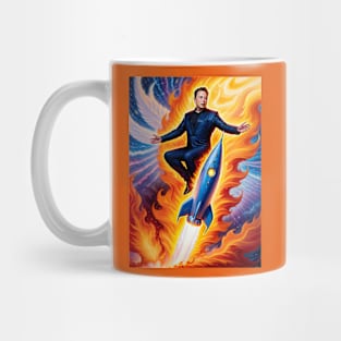 Musk's Celestial Inferno Mug